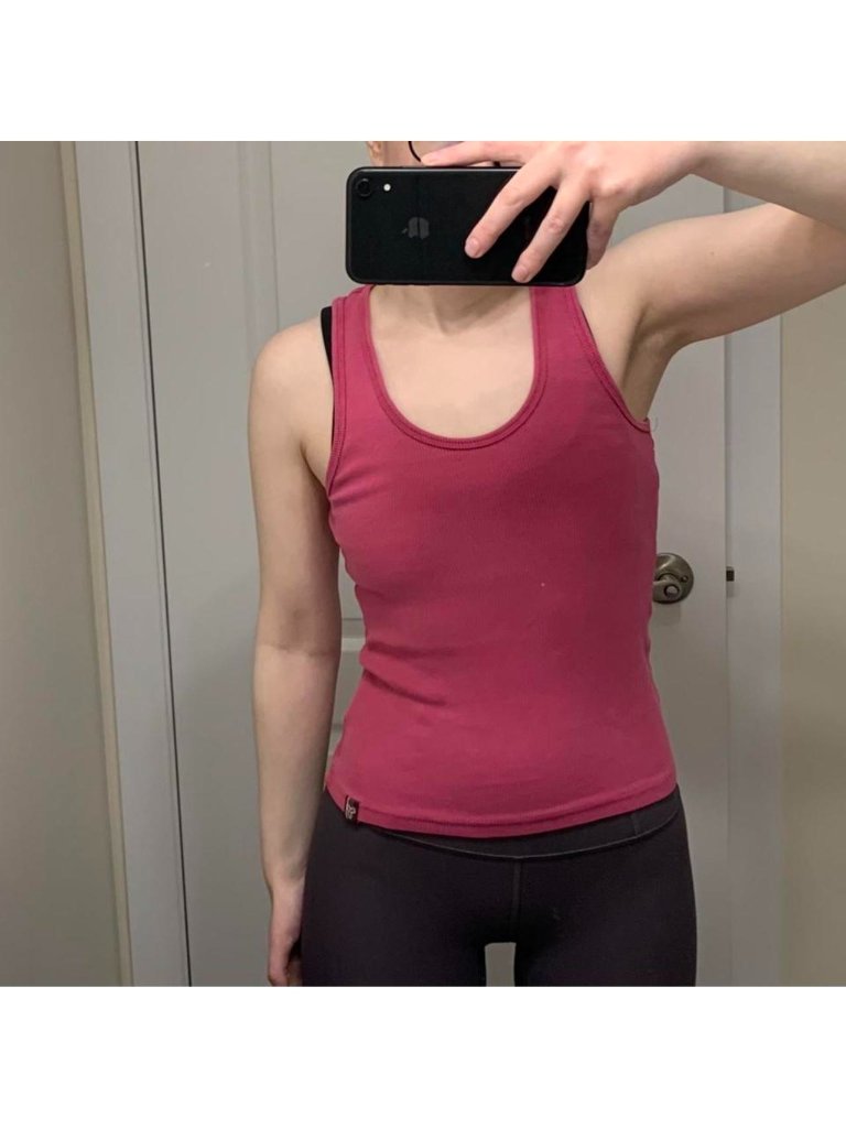 Y2k Aritzia Tna Tank Top Pink Small Fairy Coquette Mcbling 00s Festival Emo